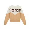 Isabel Marant Étoile Two-tone Cotton Blend Houston Sweatshirt