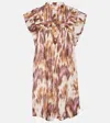 Isabel Marant Étoile Leazali Cotton Minidress In Beige