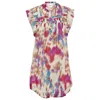 Isabel Marant Étoile Leazali Pleat Detailed Mini Dress In Pink