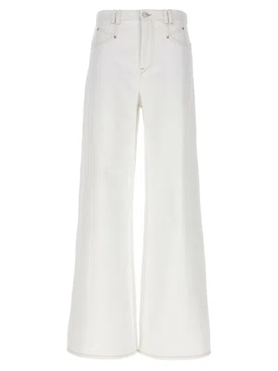 Isabel Marant Étoile Lemony Jeans In White