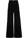 Isabel Marant Étoile Lemony Wide-leg Jeans In Black