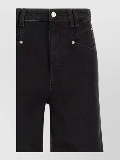 ISABEL MARANT ÉTOILE LEMONY-GZ STRAIGHT-LEG JEANS