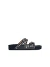 Isabel Marant Étoile Isabel Marant Etoile 'lennyo' Black Leather Slippers Women In Black