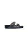 Isabel Marant Étoile Isabel Marant Etoile 'lennyo' Black Leather Slippers Women In Black