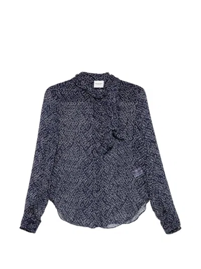 Isabel Marant Étoile Leona Shirt In Blue