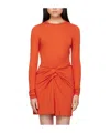 Isabel Marant Étoile Orange Leonio Long Sleeve T-shirt In Red