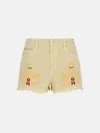 Isabel Marant Étoile 'lesia' Beige Denim Shorts In Beige