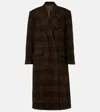 Isabel Marant Étoile Lexana Checked Virgin Wool Coat In Multi