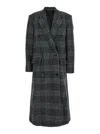 Isabel Marant Étoile Womens Grey Lexana Double-breasted Wool Coat In Gray
