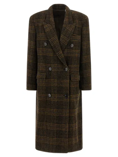 Isabel Marant Étoile Lexana Long Coat In Multi
