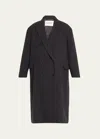 Isabel Marant Étoile Lexana Stripe Top Coat In Midnight