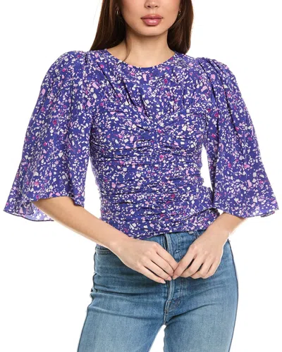 ISABEL MARANT ÉTOILE ISABEL MARANT E'TOILE LIDIANE SILK-BLEND BLOUSE