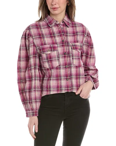 Isabel Marant Étoile Isabel Marant Etoile Lidzy Linen-blend Shirt In Pink