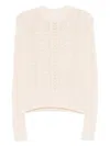 Isabel Marant Étoile Beige Knit Sweater With Delicate Textured Finish In Neutral
