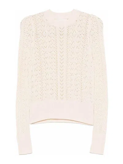 Isabel Marant Étoile Light Beige Cotton Knit Sweater