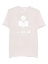 Isabel Marant Étoile Light Pink Logo T-shirt In Pink