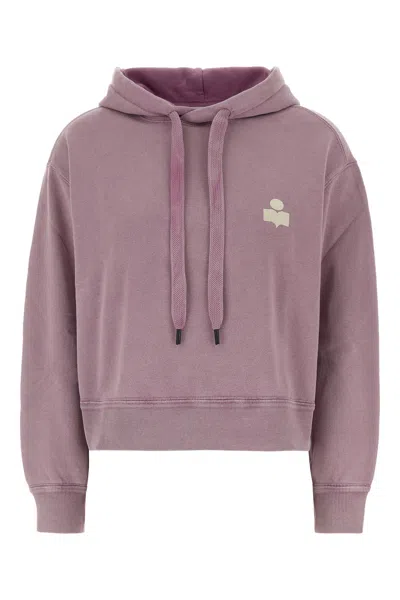 Isabel Marant Étoile Isabel Marant Etoile Lilac Cotton Blend Salmy Sweatshirt In Pink
