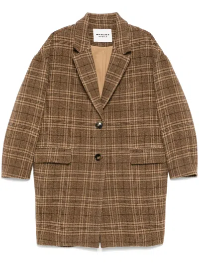 Isabel Marant Étoile Limiza コート In Brown