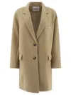 Isabel Marant Étoile Tailored Textured Fabric Coat With Back Vent