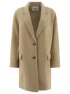 Isabel Marant Étoile Limiza Wool Coat In Neutral