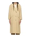 Isabel Marant Étoile Beige Lewina Coat In Nude