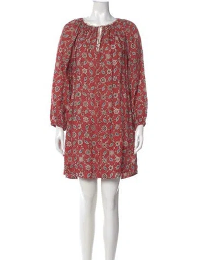 Pre-owned Isabel Marant Étoile Linen Mini Dress In Multi