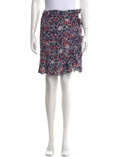 Pre-owned Isabel Marant Étoile Linen Mini Skirt In Multi