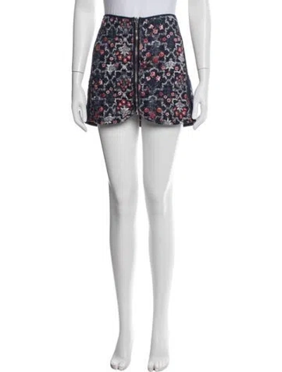 Pre-owned Isabel Marant Étoile Linen Mini Skirt In Multi
