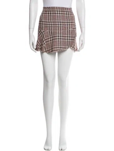 Pre-owned Isabel Marant Étoile Linen Mini Skirt In Neutral