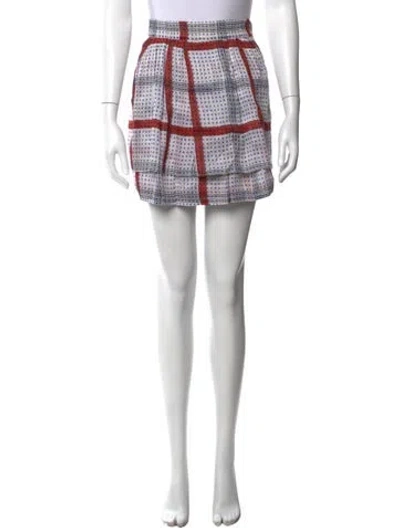 Pre-owned Isabel Marant Étoile Linen Mini Skirt In Neutrals