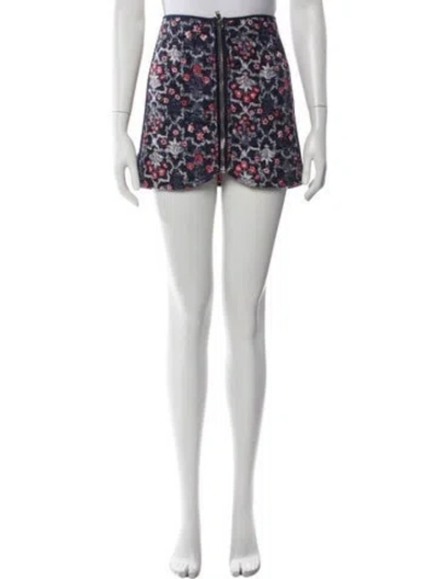 Pre-owned Isabel Marant Étoile Linen Mini Skirt W/ Tags In Multi