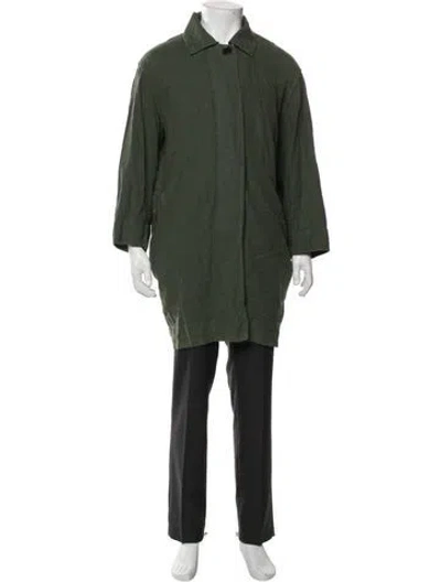 Pre-owned Isabel Marant Étoile Linen Parka In Green