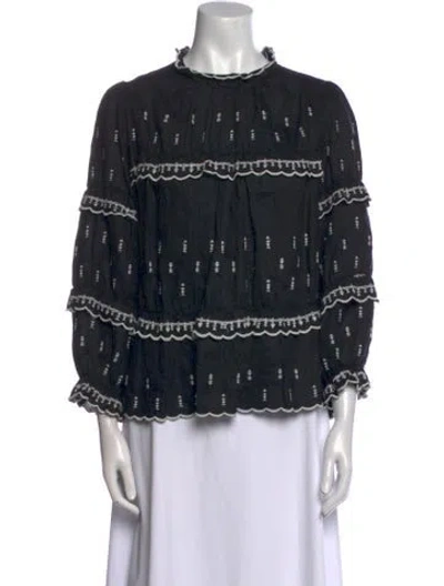 Pre-owned Isabel Marant Étoile Linen Printed Blouse In Multi