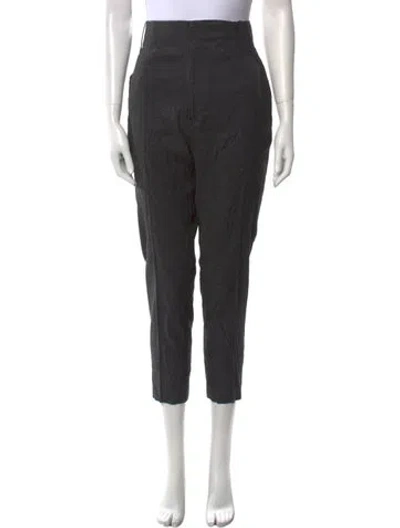 Pre-owned Isabel Marant Étoile Linen Skinny Leg Pants In Gray