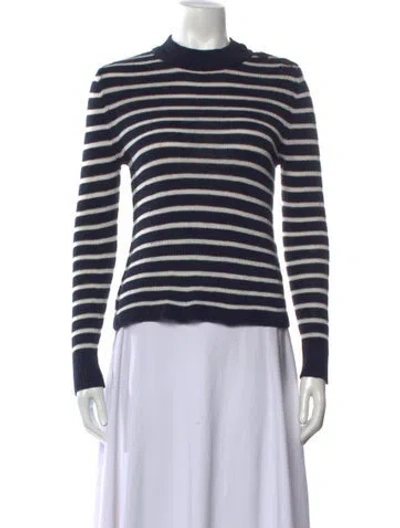 Pre-owned Isabel Marant Étoile Linen Striped Sweater In Blue