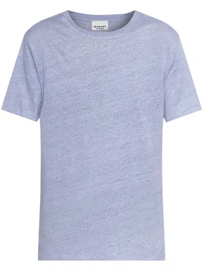 Isabel Marant Étoile Linen T-shirt In Purple