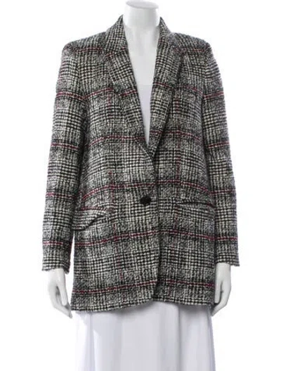 Pre-owned Isabel Marant Étoile Linen Tweed Pattern Blazer In Multi