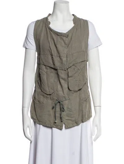 Pre-owned Isabel Marant Étoile Linen Vest In Green