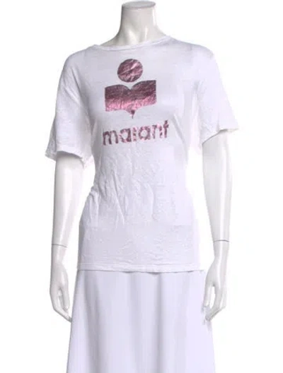 Pre-owned Isabel Marant Étoile Linen V-neck Sweatshirt In Multi