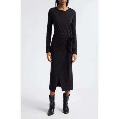 Isabel Marant Étoile Lisy Long Sleeve Knit Dress In Black