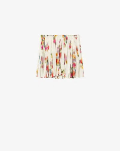 Isabel Marant Étoile Livy Printed Pleated Skirt In Multi