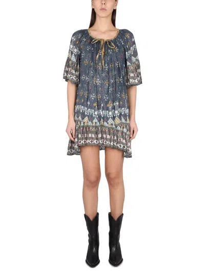 Isabel Marant Étoile Isabel Marant Etoile Loane Dress In Multicolour