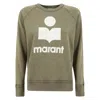 Isabel Marant Étoile Logo Cotton Sweatshirt In Green