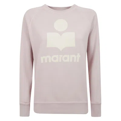 Isabel Marant Étoile Logo Cotton Sweatshirt In Neutral