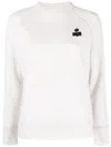 Isabel Marant Étoile Milla Logo-embroidered Sweatshirt In Neutrals