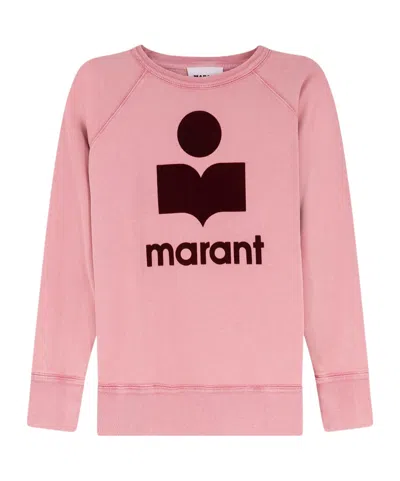 Isabel Marant Étoile Millyny Logo-detail Sweatshirt In Pink