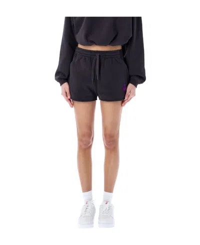 Isabel Marant Étoile Logo Drawstring Shorts In Black