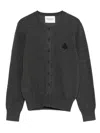 Isabel Marant Étoile Marant Etoile Mona Wool And Cotton Blend Cardigan In Gray