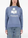 Isabel Marant Étoile Logo Graphic Sweatshirt In Blue