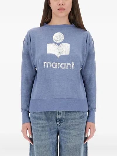 Isabel Marant Étoile Logo Graphic Sweatshirt In Blue